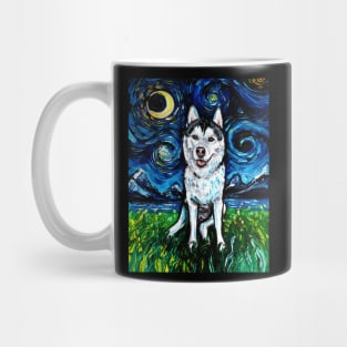 Husky Night 2 Mug